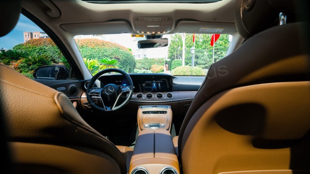 Mercedes E-Class Sedan Luxurious Interior - VIP Transfer