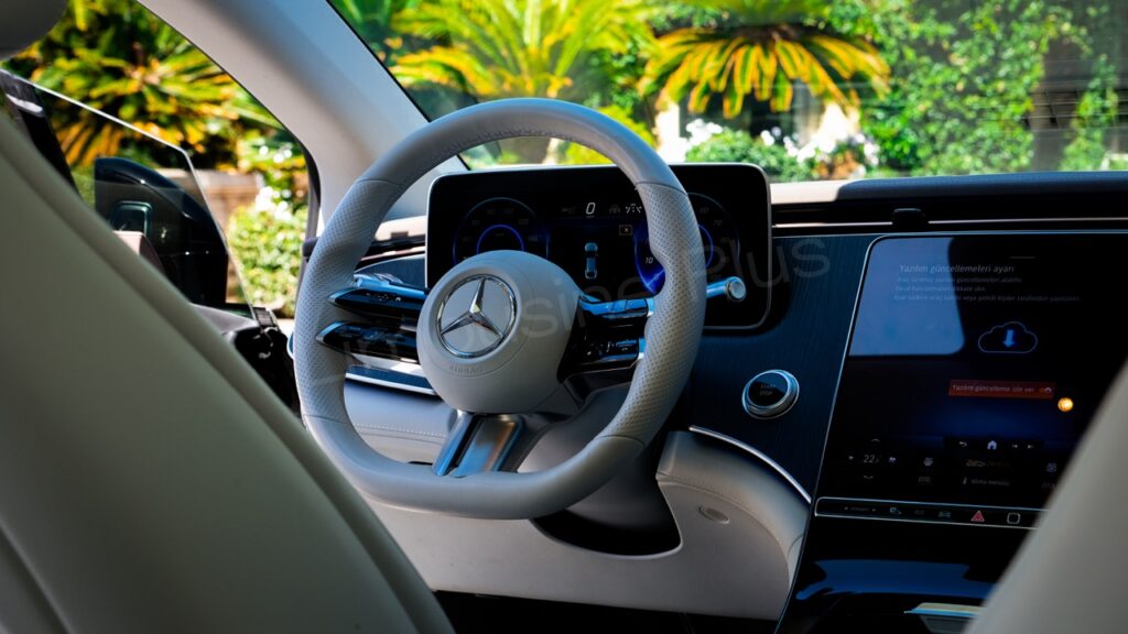 Luxury Mercedes EQS Electric Sedan Interior