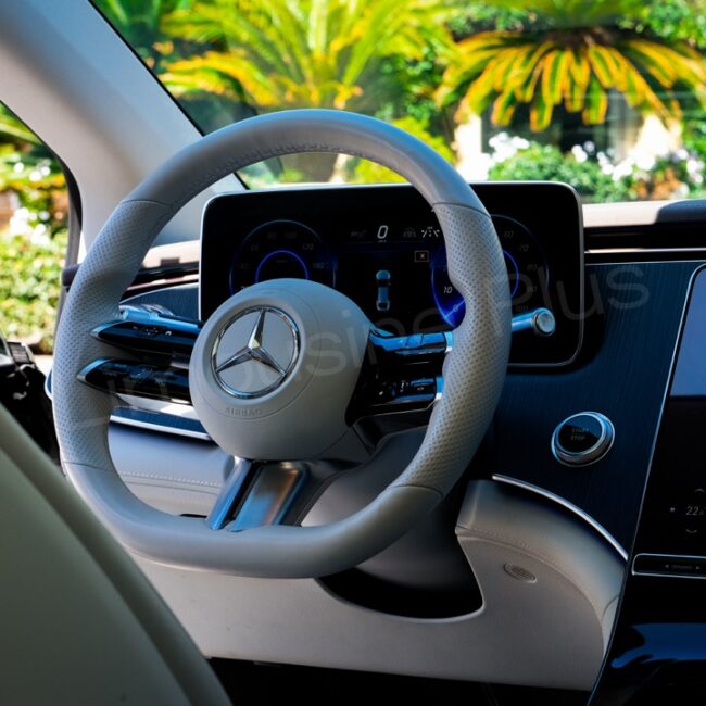 Luxury Mercedes EQS Electric Sedan Interior