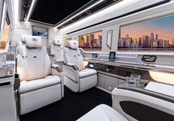Mercedes Sprinter Van Interior - Luxury Special Vehicle Transfer