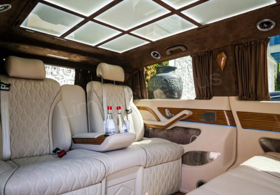 Mercedes Vito Minivan Luxurious Interior - Premium VIP Transfer Experience