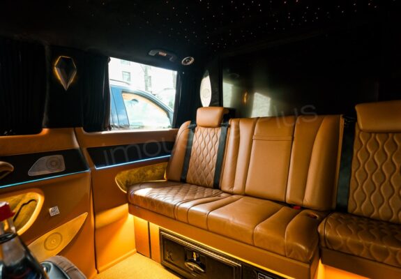 Mercedes Vito Minivan Luxurious Interior - Premium VIP Transfer Experience
